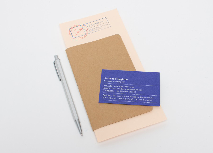 Stationery and business cards for Leeds based design studio Passport