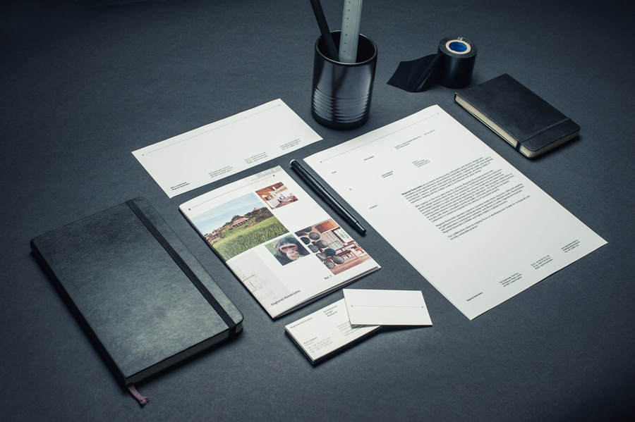 Stationery designed by Commando Group for architecture and research consultancy Regional Associates