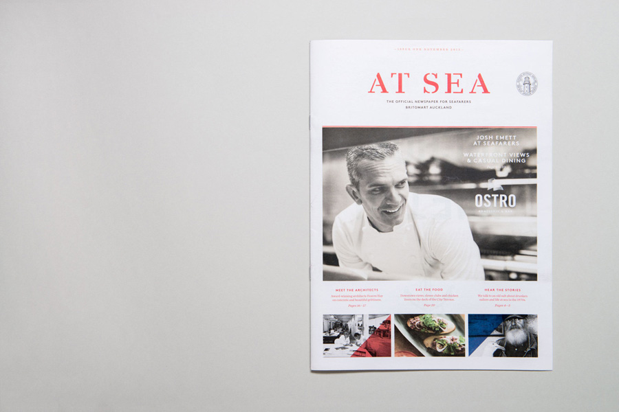 Print created by Inhouse for Auckland's The Seafaring Building