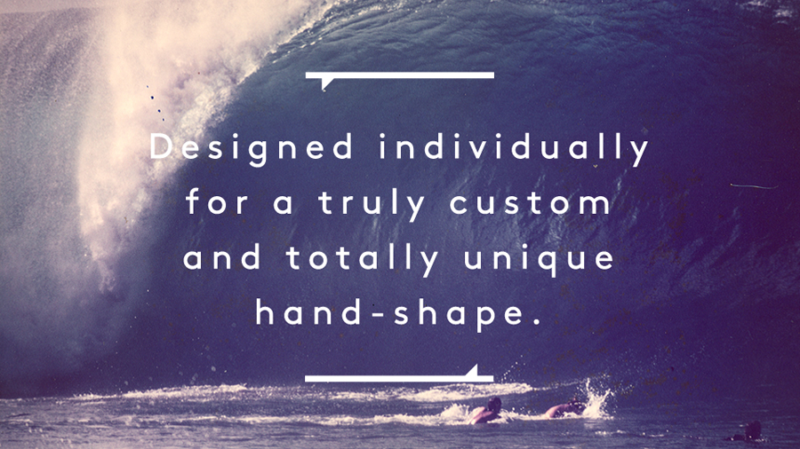 Type and photography by DIA for custom surfboard maker Fin Collective