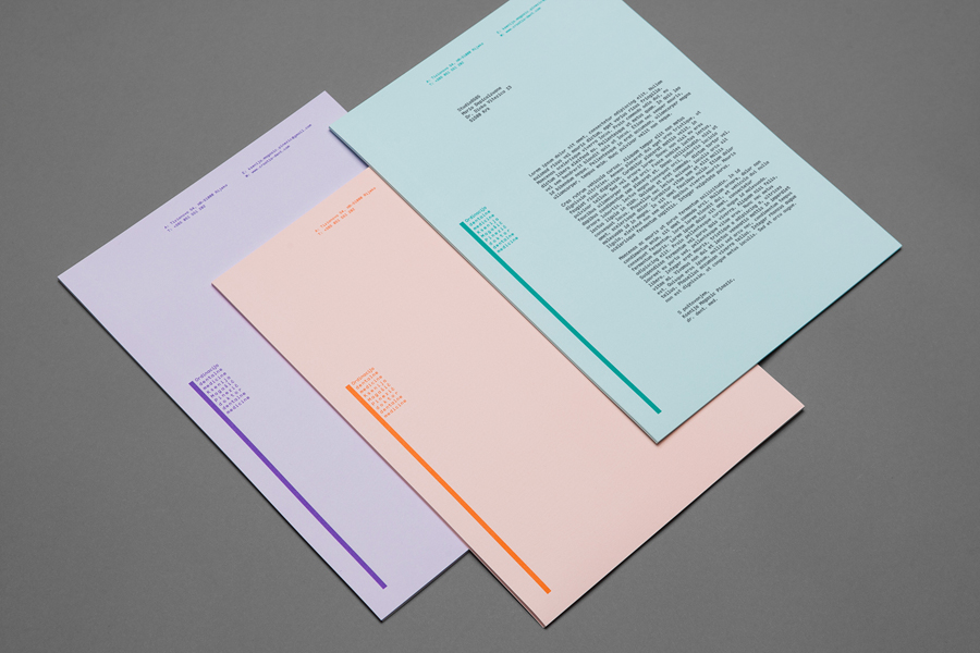 Logo and headed paper with spot colour detail designed by Studio8585 for Croatian dental practice run by Dr. Ksenija Magašić Pinezić