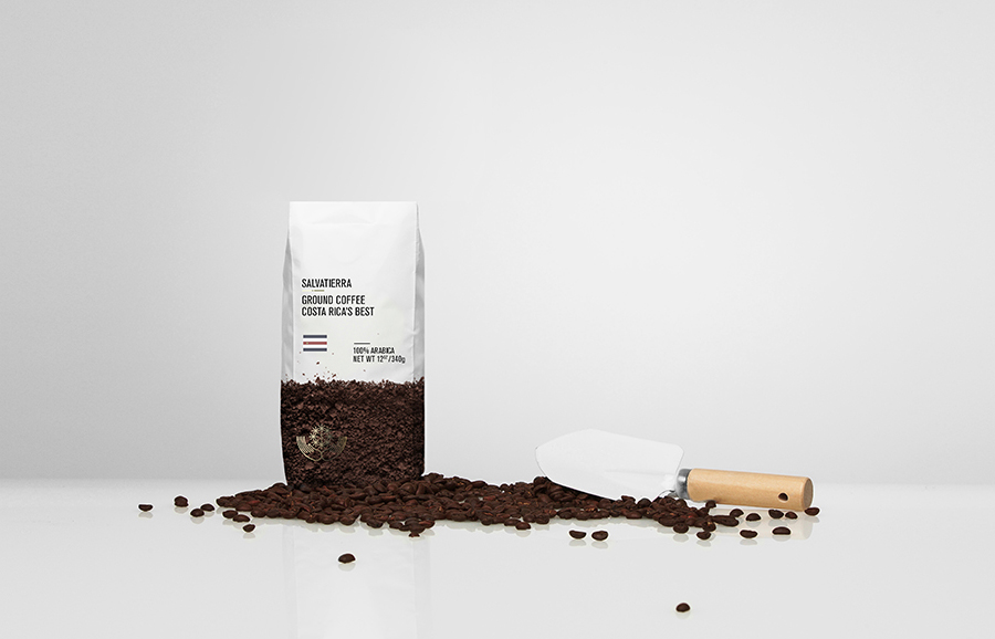 Coffee packaging by Anagrama for Latin American premium goods exporter Salvatierra