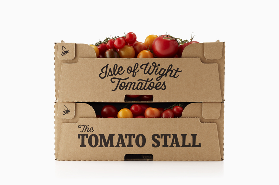 Packaging by Designers Anonymous for speciality tomato grower and artisan tomato product producer The Tomato Stall