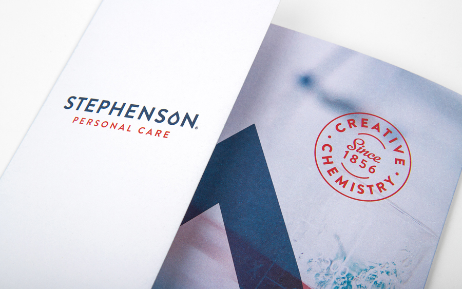 Print designed by Robot Food for UK soap base specialist Stephenson Personal Care