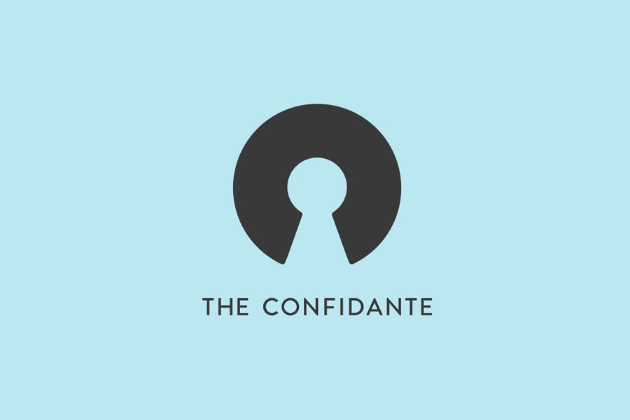 Logo designed by Re for executive coaching and mentoring service The Confidante