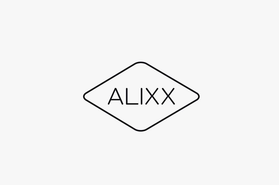 Logo designed by Coast for handmade scented candles and soap brand Alixx