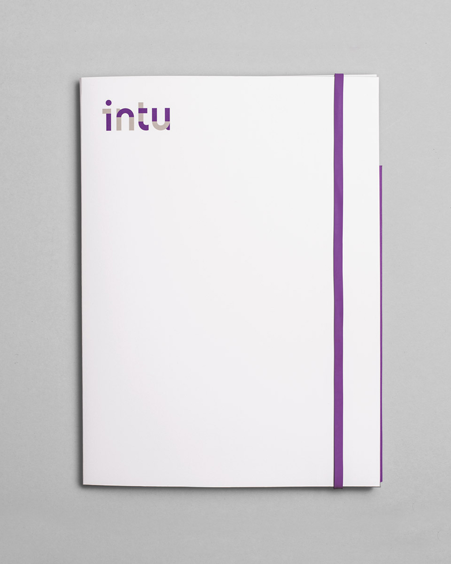 Logotype and print by Heydays for Norwegian accounting and consultant firm Intu