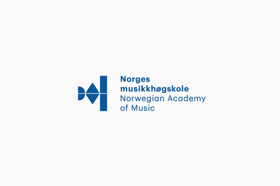 Logo for the Norwegian Academy of Music designed by Neue