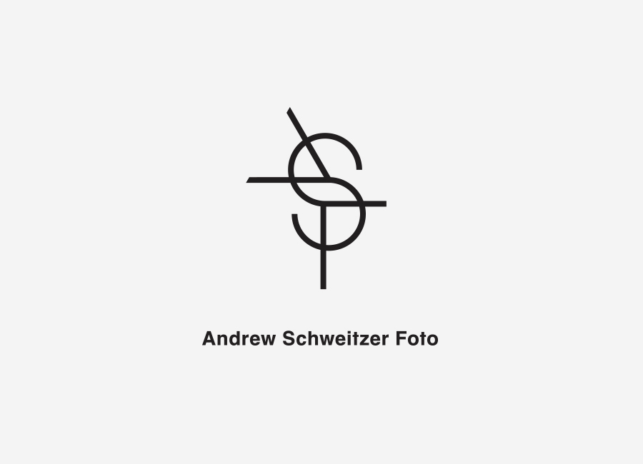 Logo and logo-type design by Studio Constantine for Andrew Schweitzer Foto