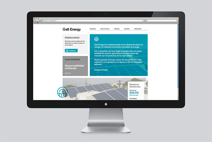 Responsive website for Galt Energy designed by Firmalt