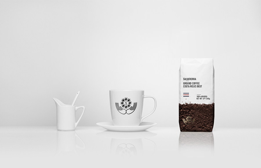 Brand identity and coffee packaging by Anagrama for Latin American premium goods exporter Salvatierra