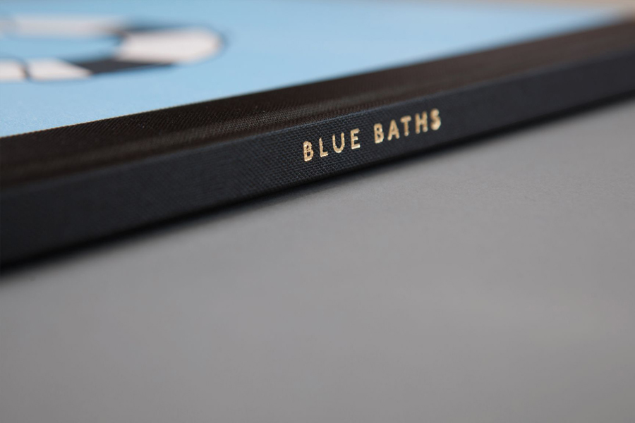 Print with gold foil detail designed by Ryan Romanes for Blue Baths