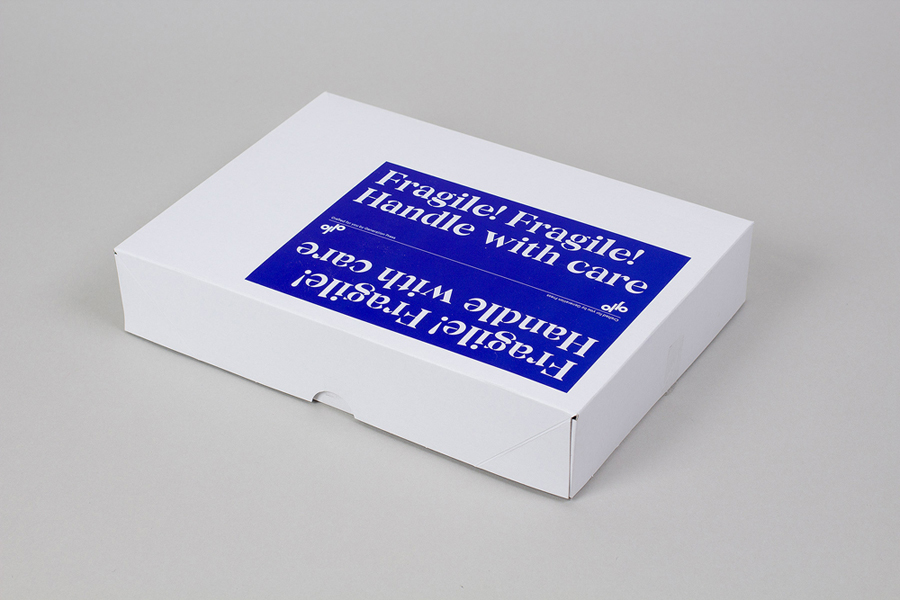 Print with a bright blue spot colour for print production company Generation Press designed by Build