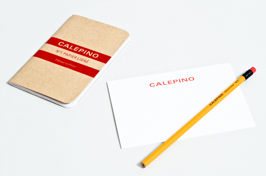 Logo, notebook and stationery design by Studio Birdsall for French notebook brand and manufacturer Calepino