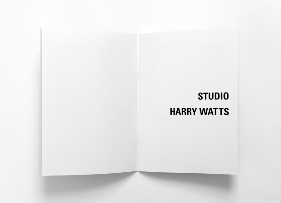 Print designed by Birch for British photographer Harry Watts