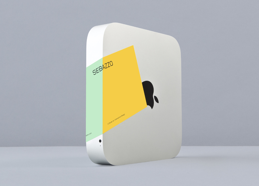 Sticker with edge to edge colour detail designed by Bunch for digital design studio Sebazzo