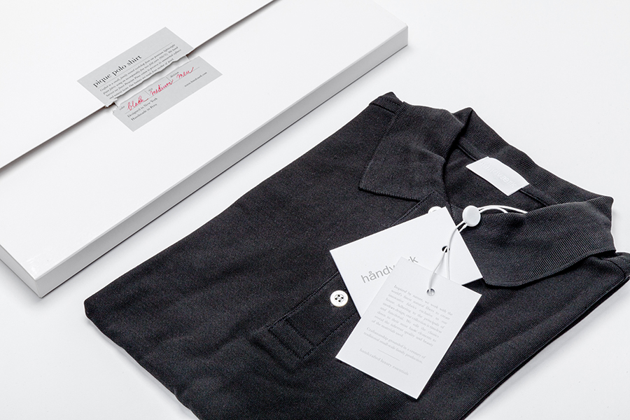 Packaging and tags designed by Savvy for fashion brand Handvaerk