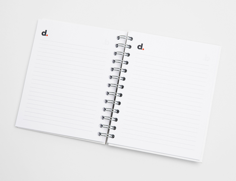 Logo and notebook for Mexican on-line, electronic invoicing service provider Diverza designed by Face Creative