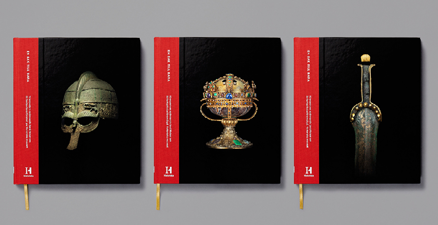 Book for the Swedish History Museum designed by Bold with photography by Pelle Bergström