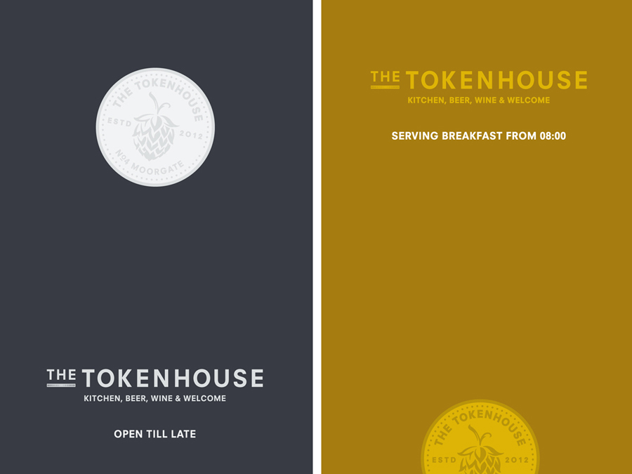 Print advert created by Designers Anonymous for The Tokenhouse