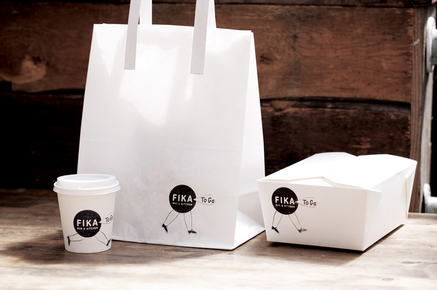 Packaging created by Designers Anonymous for London kitchen and bar Fika