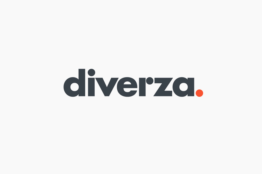 Logo for Mexican on-line, electronic invoicing service provider Diverza designed by Face Creative