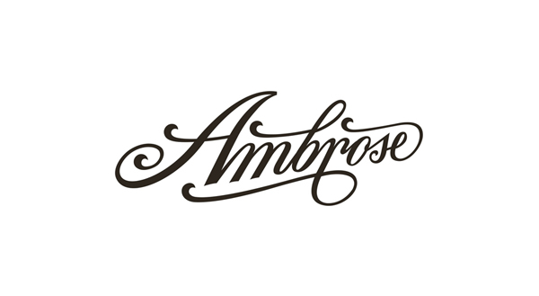 Logotype designed by Miklos Kiss for Montreal hotel Ambrose