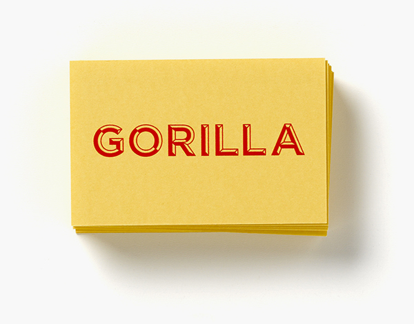 Gorilla - Logo and branding designed by Smörgåsborg