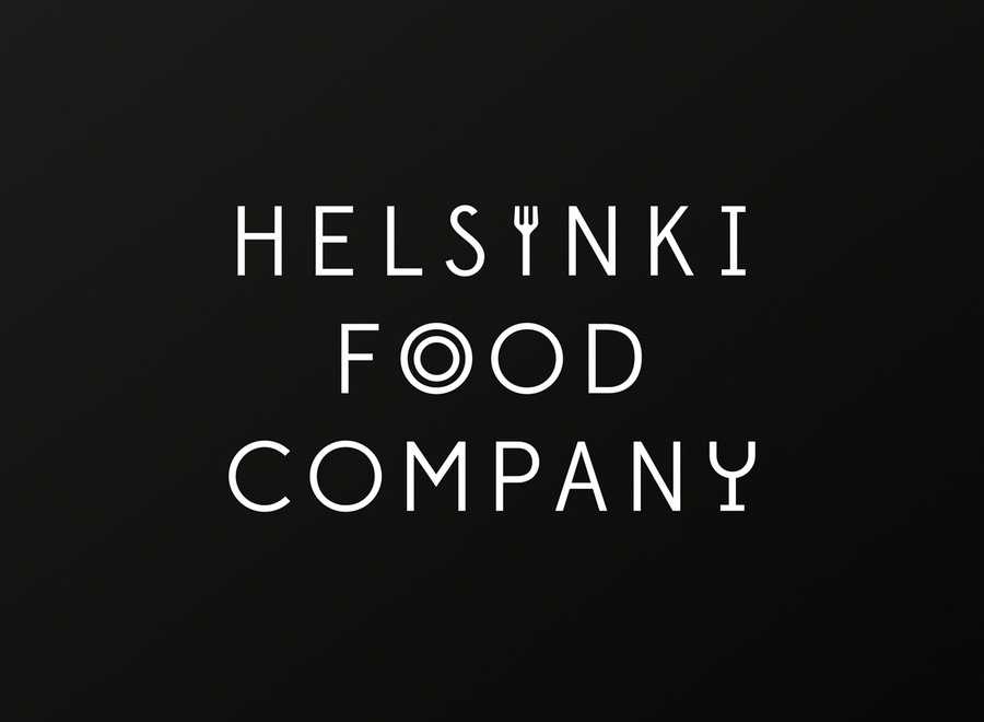 Logo for Helsinki Food Company designed by Werklig