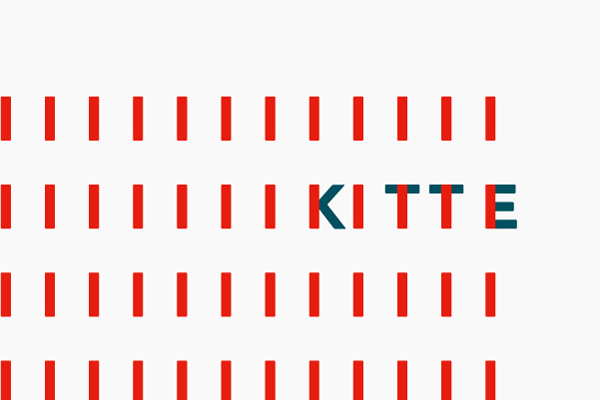 KITTE - Logo and sign system design by Hara Design Institute