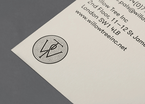 Willow Tree - Logo and stationery designed by Bunch