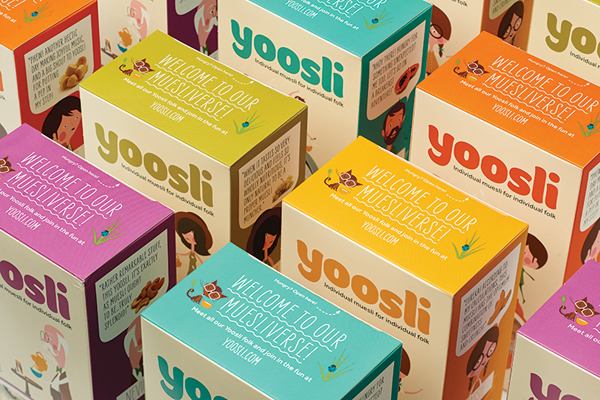 Yoosli - Logo and packaging created by Together Design