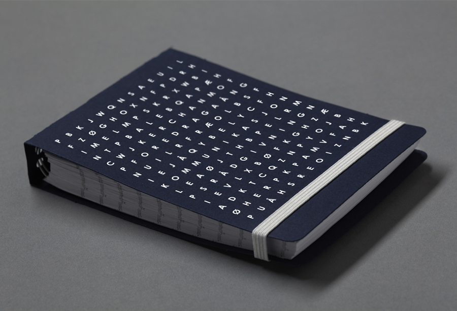 Note pad designed by Work In Progress for Oslo-based communication specialist Bedre Kommunikasjon