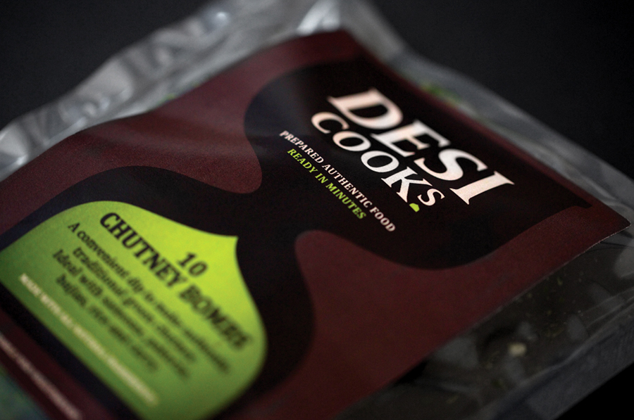 Desi Cooks packaging by Designers Anonymous