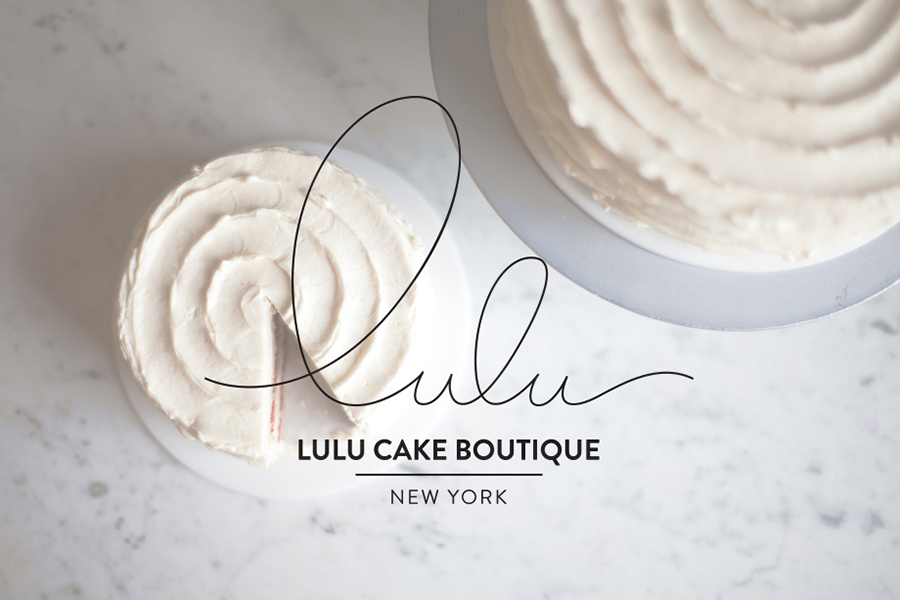 New Brand Identity for Lulu Cake Boutique by Peck and Co BP O