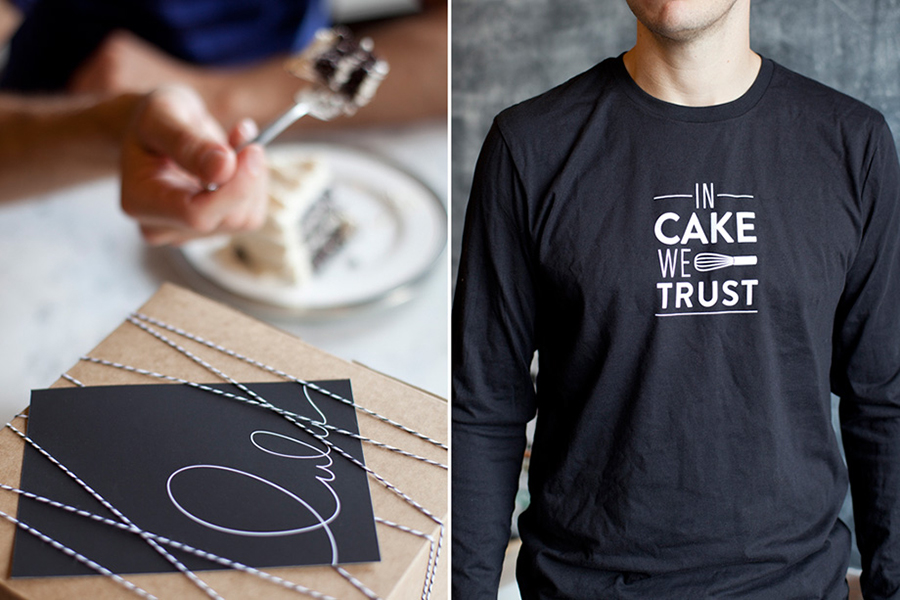 Packaging and T-Shirt design for Lulu Cake Boutique by Peck and Co.