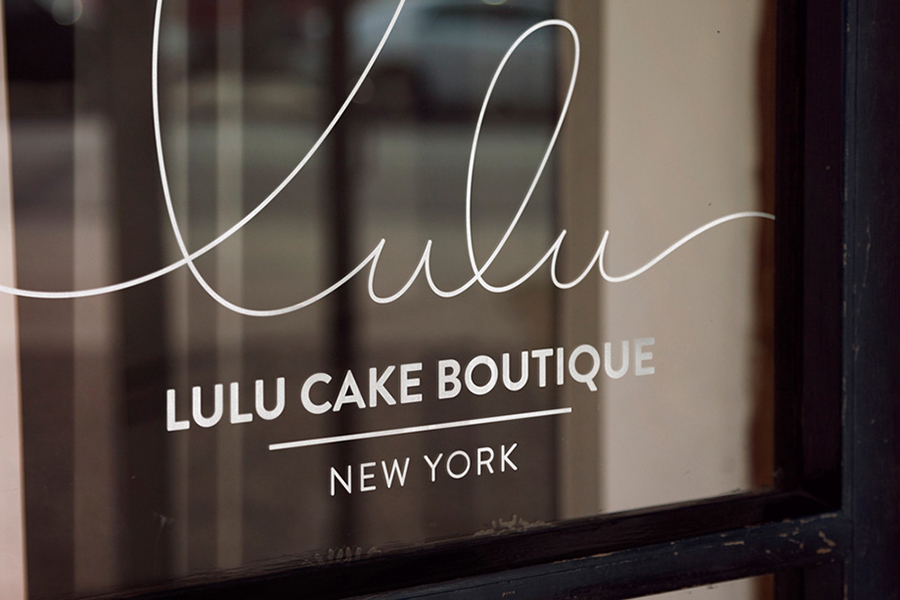 Logo and stationery design for Lulu Cake Boutique designed by Peck and Co.