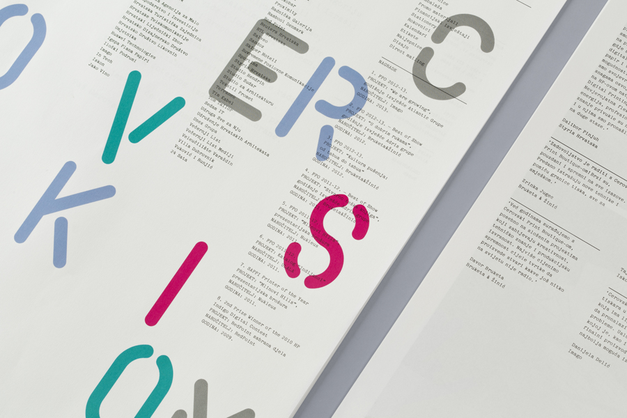 Print for print production studio Cerovski designed by Bunch