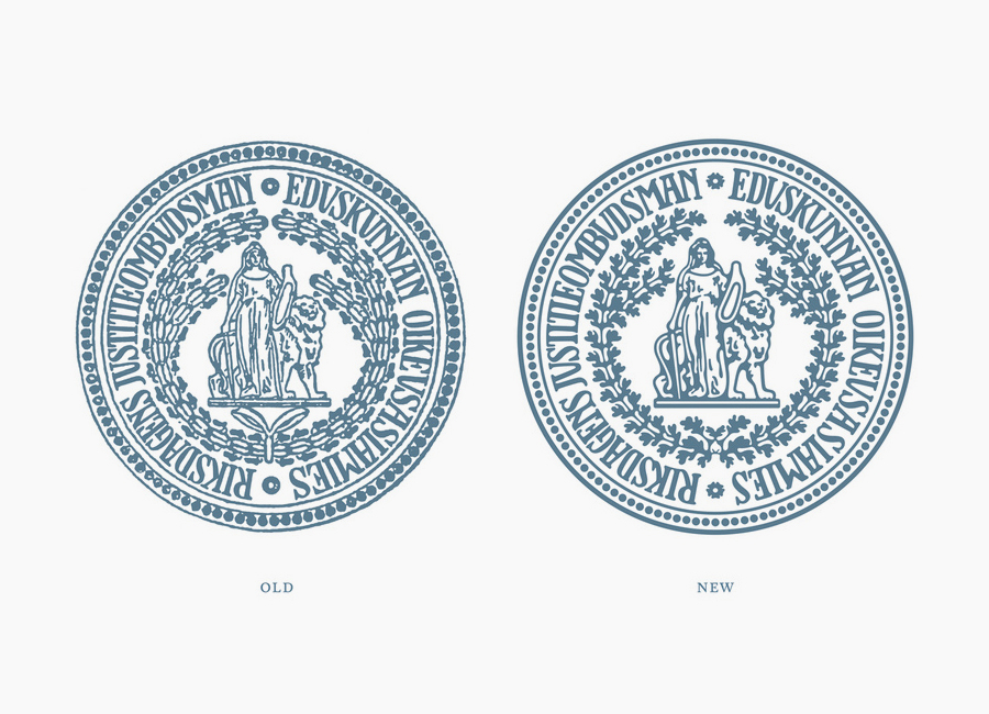 Revised seal by Werklig for The Parliamentary Ombudsman of Finland