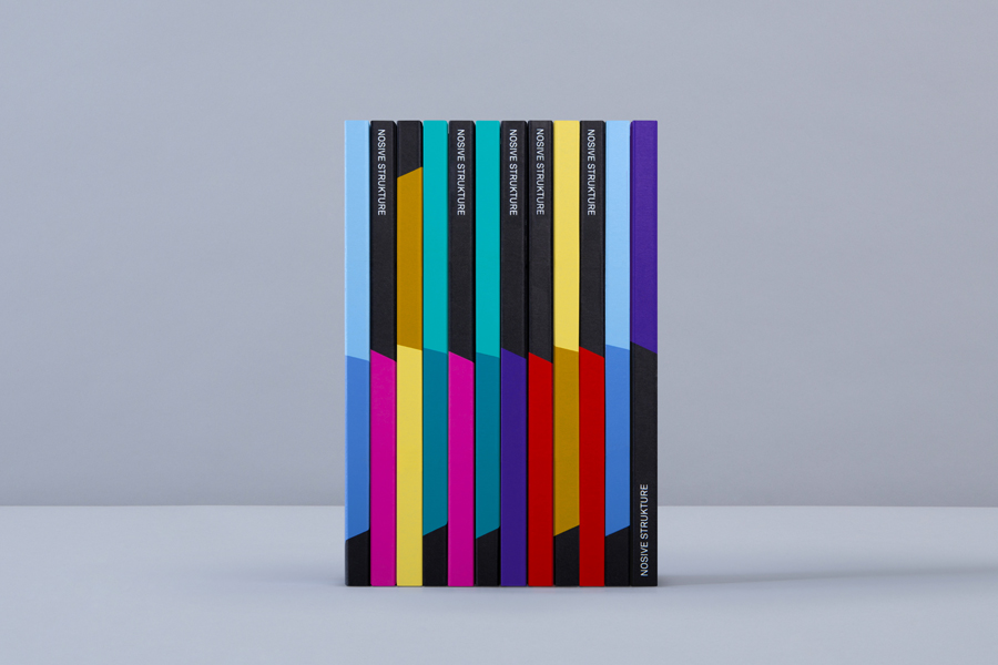 Print portfolio designed by Bunch for structural engineering firm Nosive Strukture