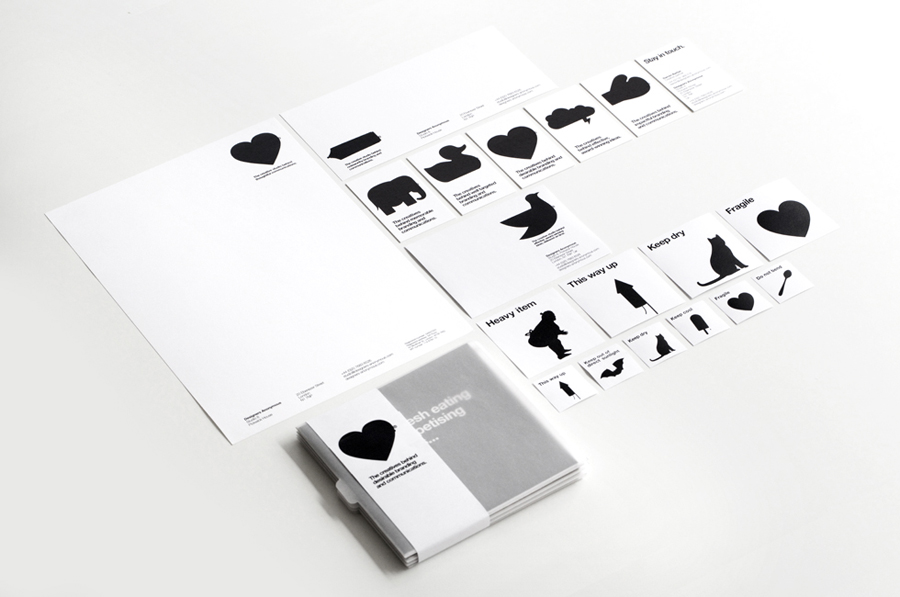 Logo and iconographic stationery created by Designers Anonymous