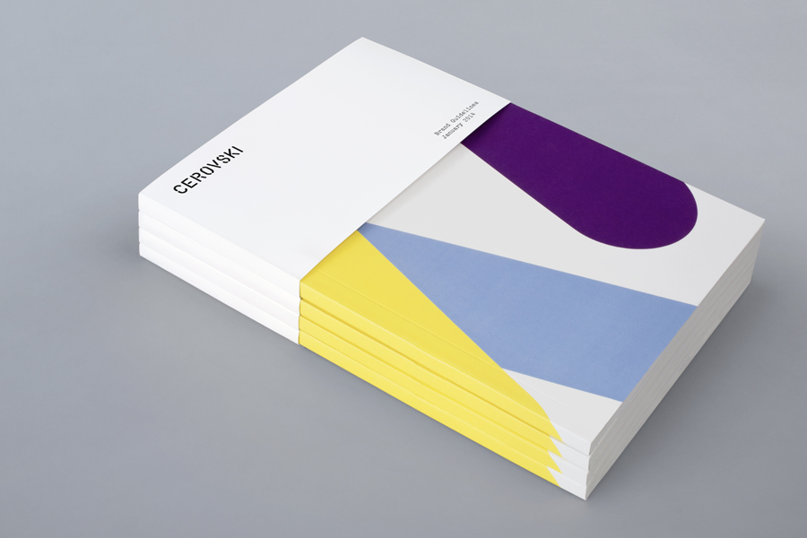 Brochure for print production studio Cerovski designed by Bunch