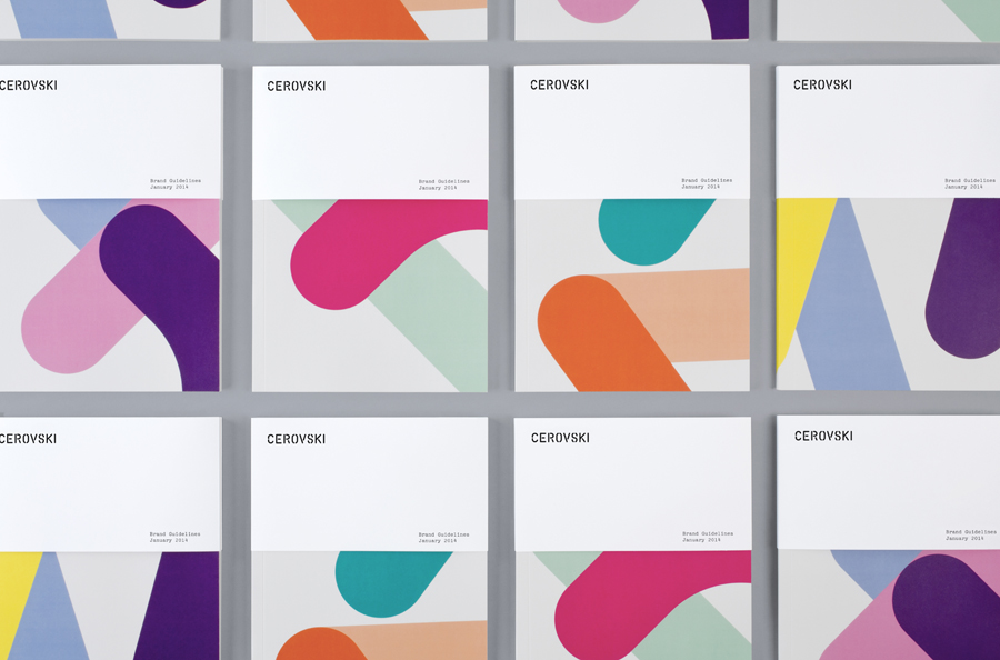 Brochure for print production studio Cerovski designed by Bunch
