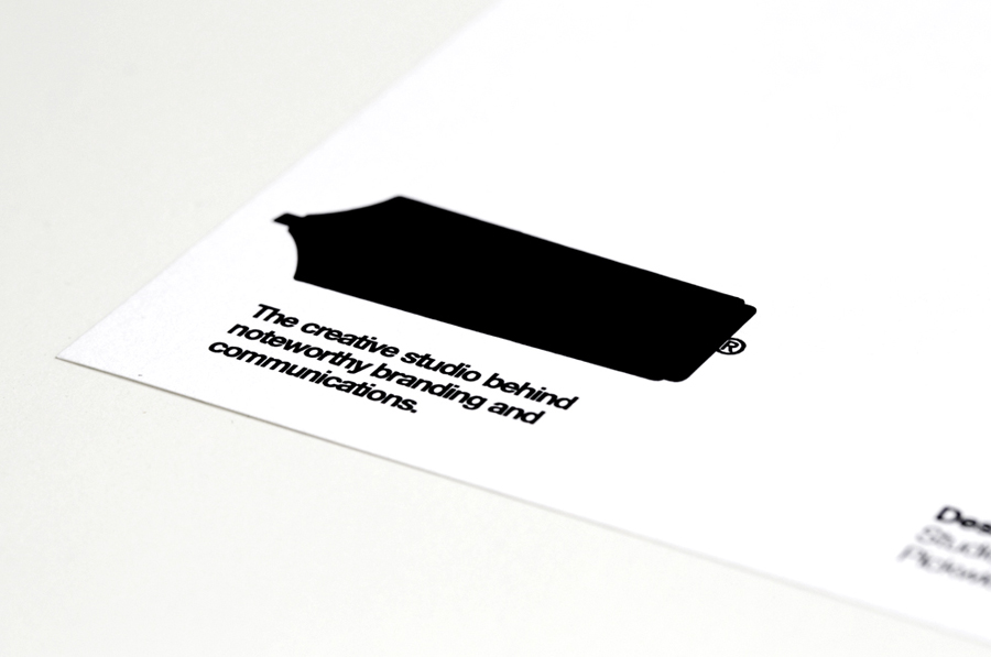 Logo and stationery detail created by Designers Anonymous