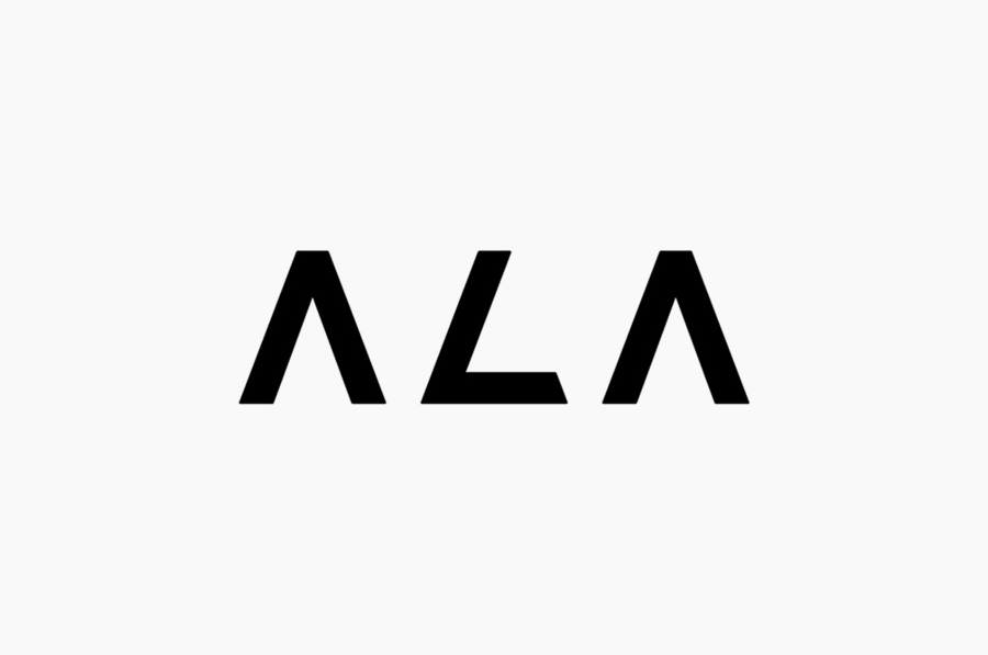 Logotype designed by Kokoro & Moi for Helsinki based architecture firm ALA