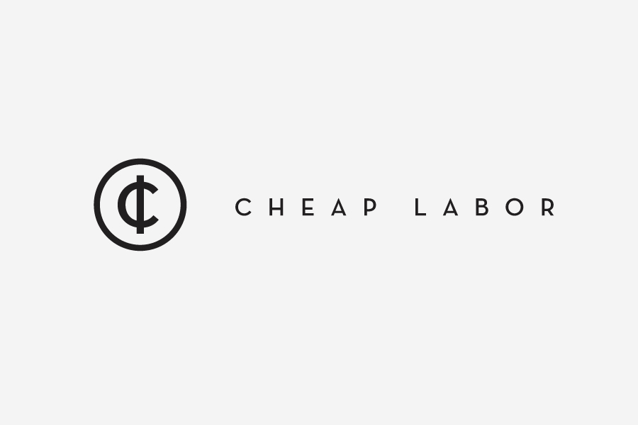 Logo designed by Sciencewerk for craft retail and trading site Cheap Labor