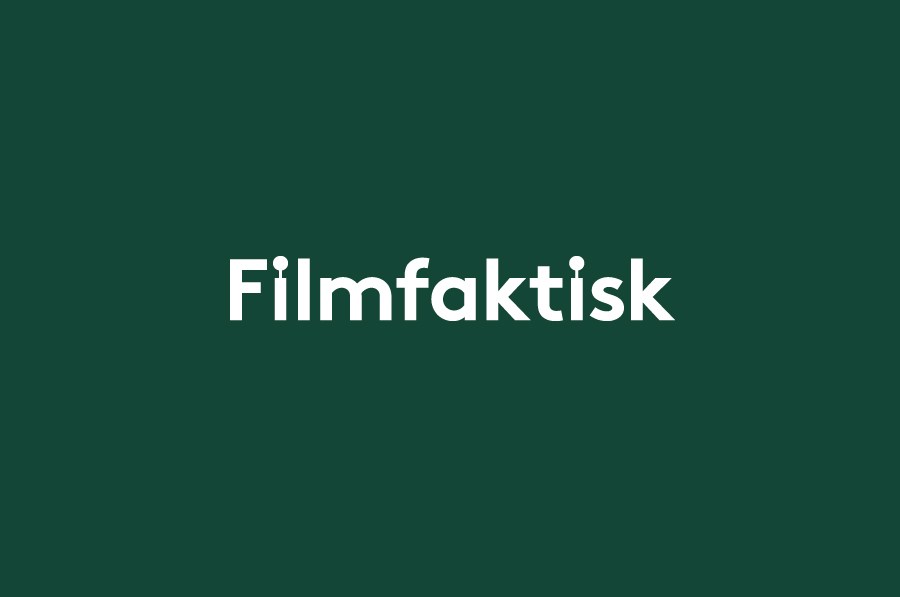 Logotype for Norwegian location-focused filmmakers Filmfaktisk designed by Heydays