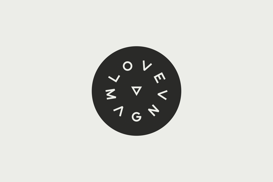 Logo for production studio Love Magna designed by Musa WorkLabs
