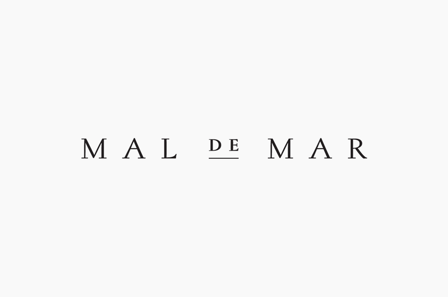 Logo for on-line art, design, architecture and photography journal Mal de Mar designed by Face