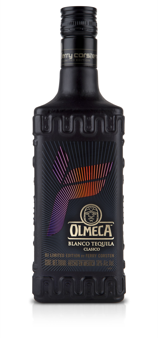 Packaging design by Coley Porter Bell for Olmeca's Ferry Corsten special edition